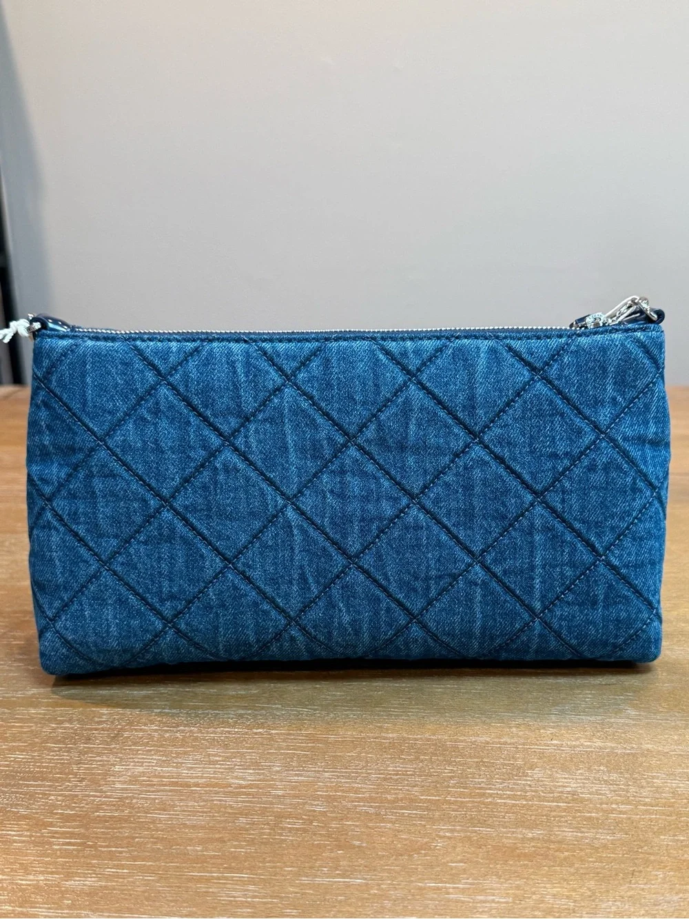 Tory Burch Willa Denim Quilted Shoulder Bag